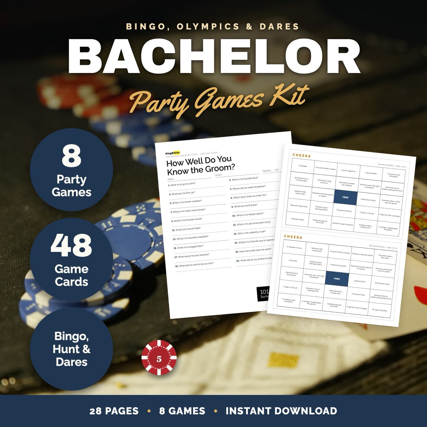 Bachelor Party Games: The kit