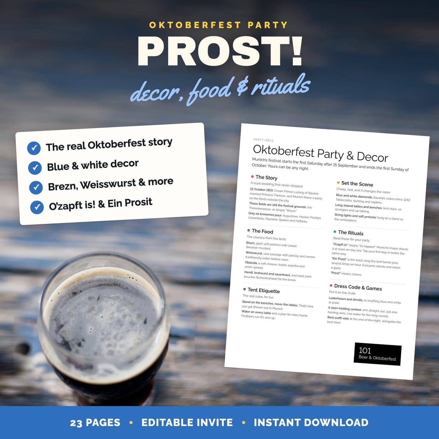 Oktoberfest party plan