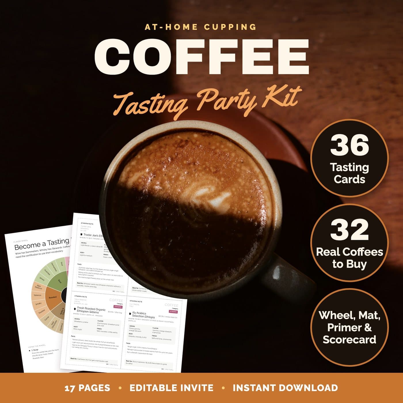 Coffee Tasting Cupping Party Kit