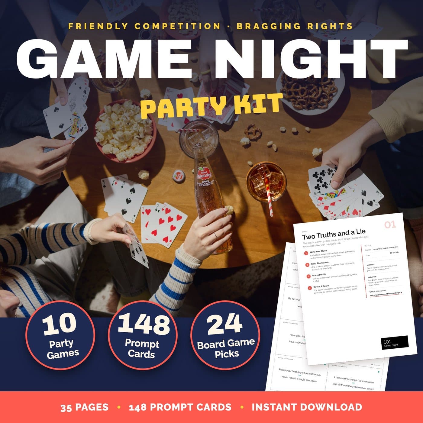 Ultimate Game Night Party Games Kit