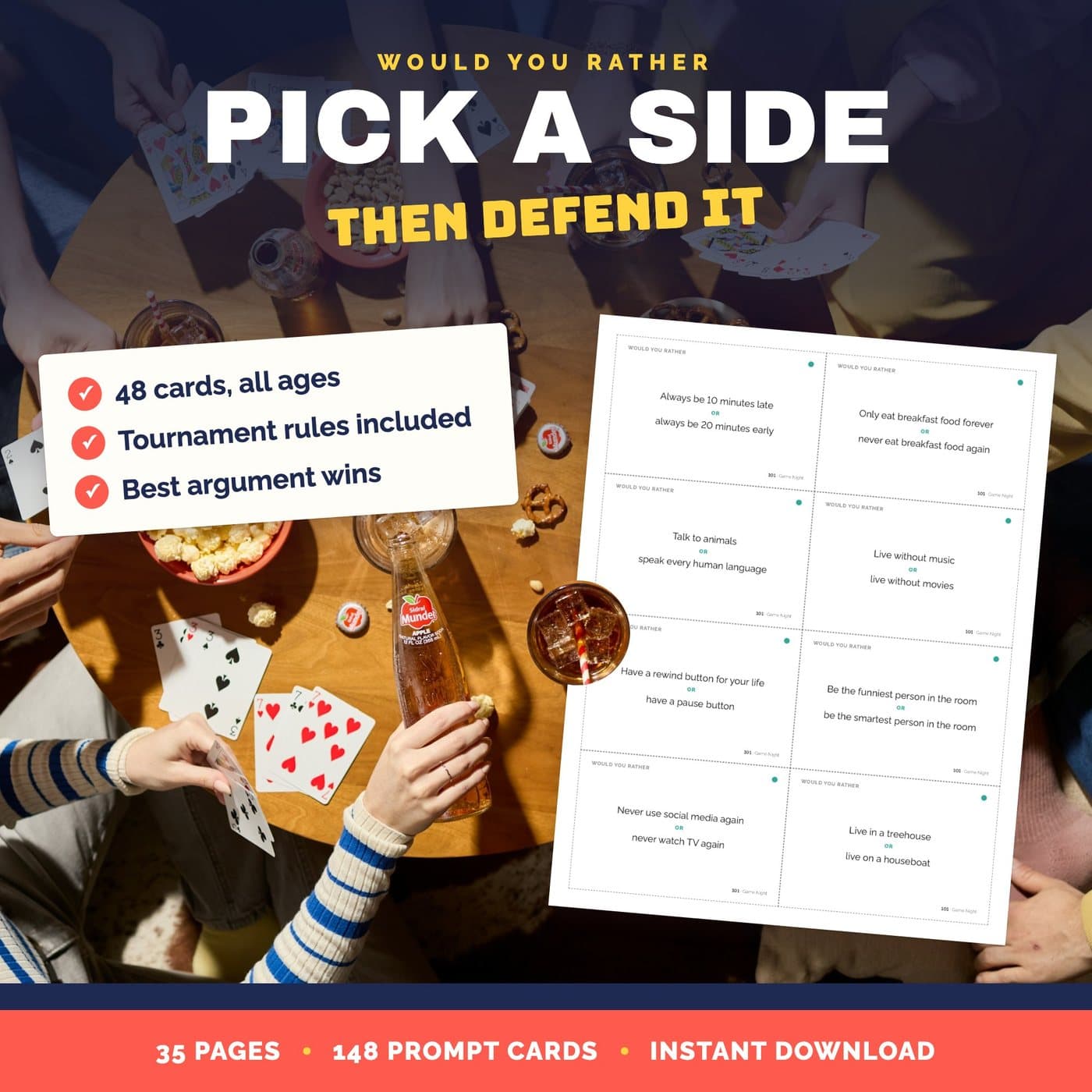 Would You Rather cards