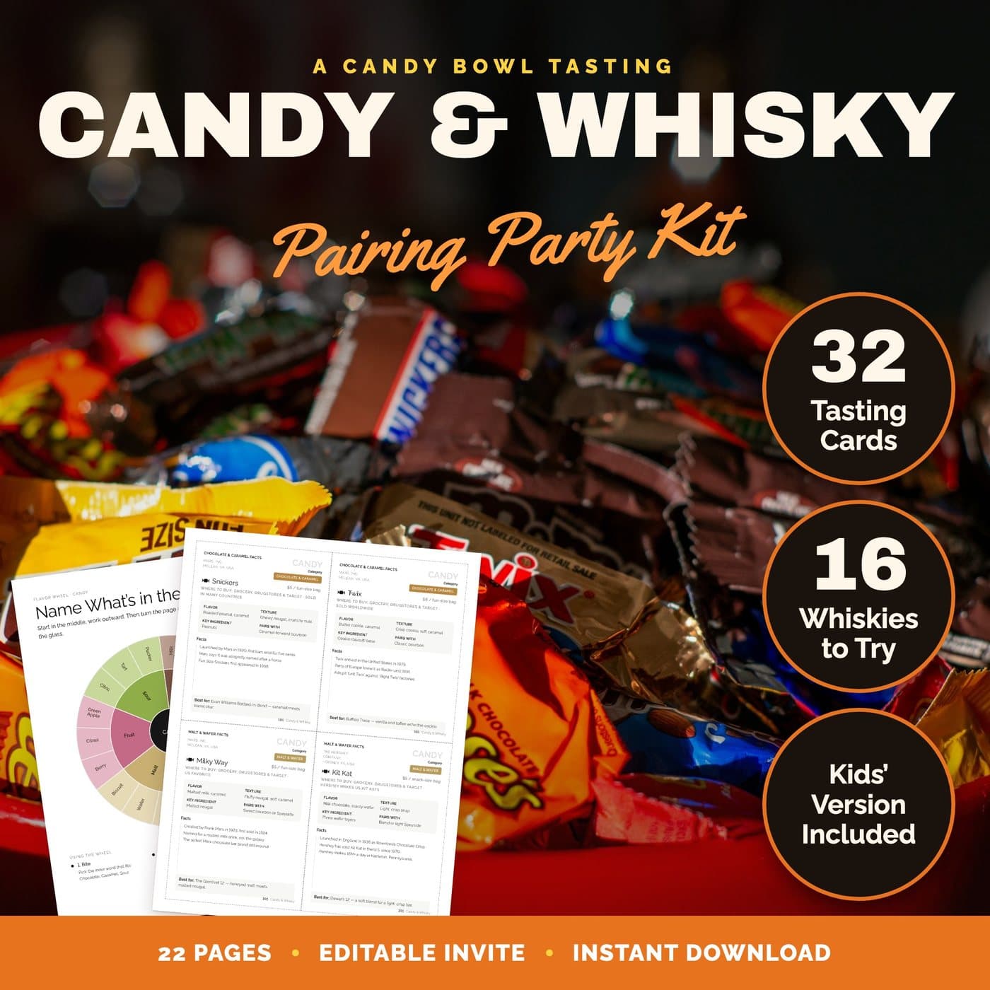 Candy & Whisky Pairing Party Kit