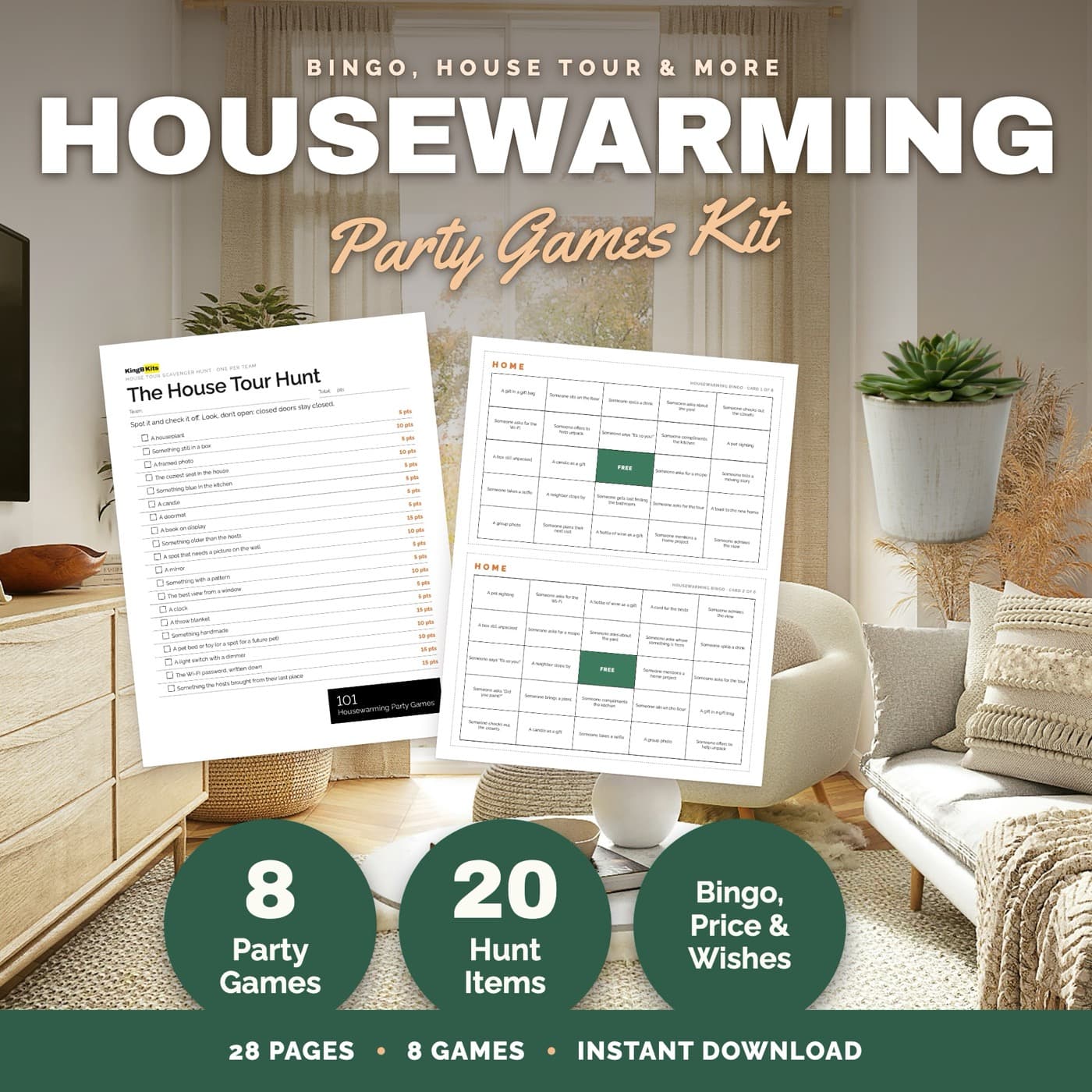 Housewarming Party Games: The kit