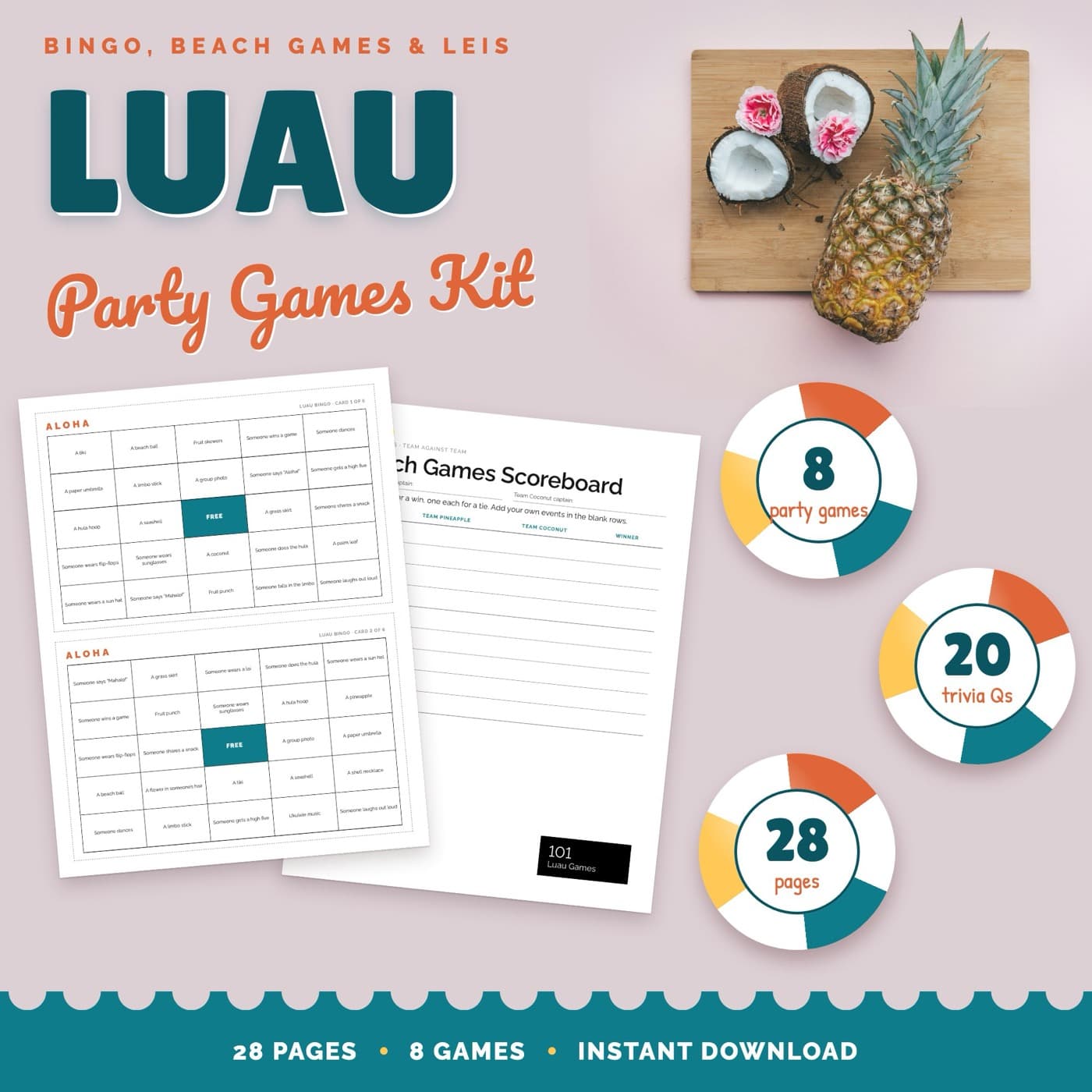 Luau Party Games Party Games Kit