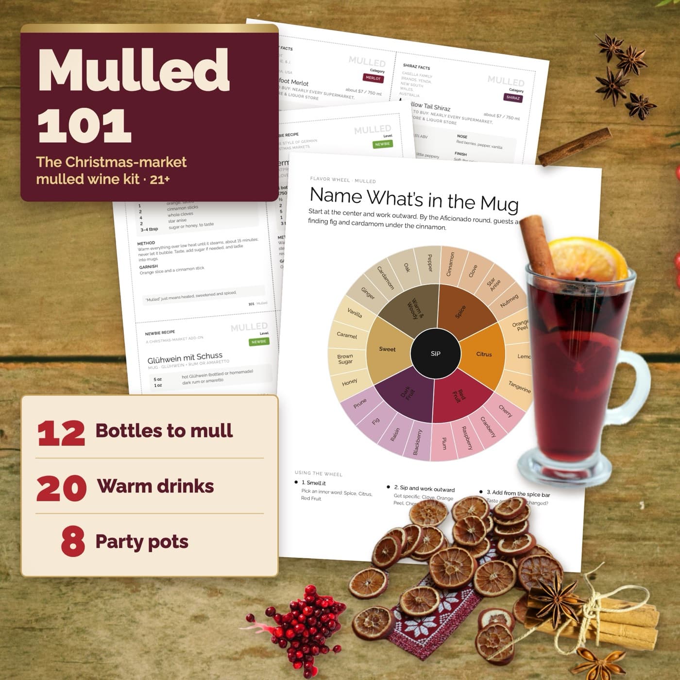 Mulled 101 Mulled Wine Party Kit