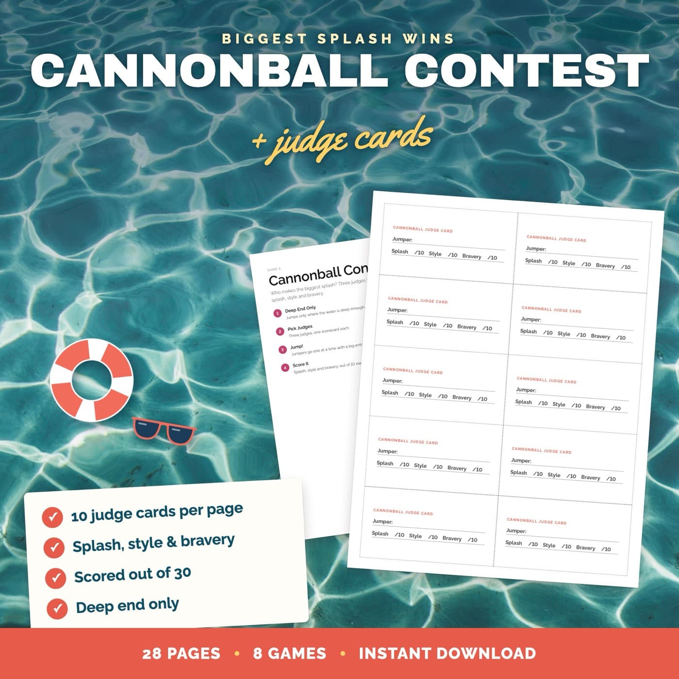 Cannonball judge cards